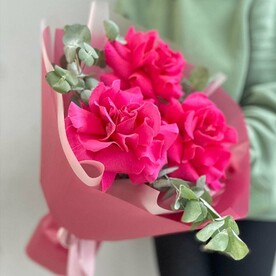 Букет комплимент/Французские розы/Цветы Уфы/Доставка Уфа