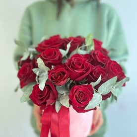 Композиция Кения/розы кенийские/эвкалипт/Цветы Уфы/Доставка Уфа