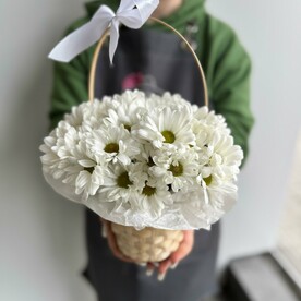 Букет ромашковое поле/хризантема кустовая ромашка/цветы Уфы/доставка Уфа