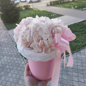 Композиция розовая мечта/гортензия/цветы Уфы/доставка Уфа