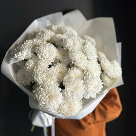 🤩Акция🤩Букет "Белое облако"/хризантема кустовая/Цветы Уфа/Доставка Уфа