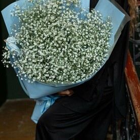 "Очень большой букет" из гипсофилы