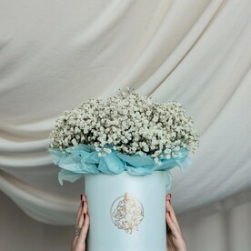 Гипсофила в шляпной коробке М