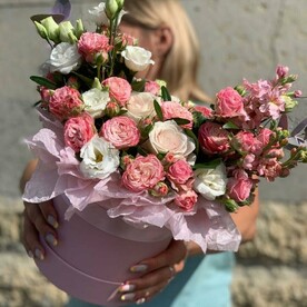 Цветы в коробке