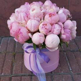 Ароматная коробка из 31 пиона