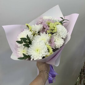 Снежинки - хризантемы