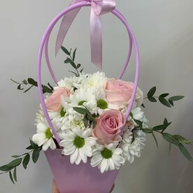 Цветы в сумочке