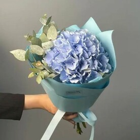 Гортензия и эвкалипт