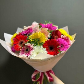 Букет из 21 герберы