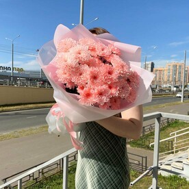 Розовые облачко