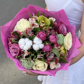 Букет Розовый фламинго