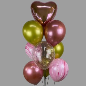 Фонтан Розовое золото хром