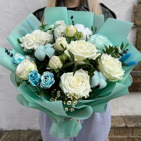 Букет Голубая луна