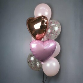 Фонтан из шаров с гелием «Воздушный зефир»