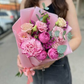 Букет Розовая пушинка