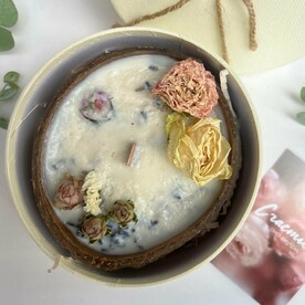 Набор подарочный со свечой Тихая гавань