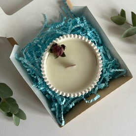 Свеча декоративная ручной работы Морской бриз Гармония