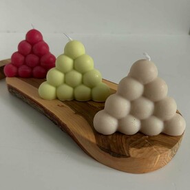 Набор из 3х свечей Пирамидки