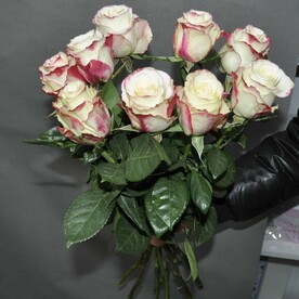 Букет из 9 эквадорских роз "Свитнесс"