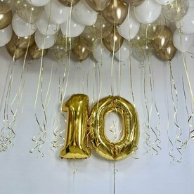 Золотое волшебство: Набор воздушных шаров для незабываемых моментов