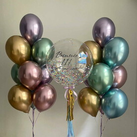 Шары девочке Зеркальное чудо