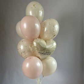 Нежный фонтан шаров