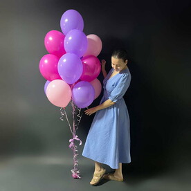 Шары девушке Лавандовая страсть
