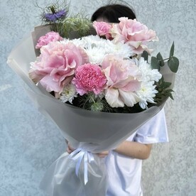 Букет с французскими розами