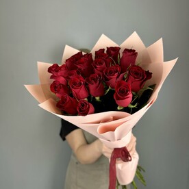 Букет из 21 красной розы
