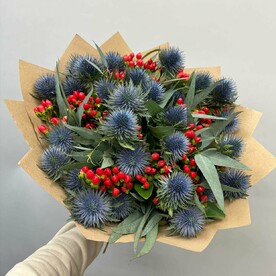 Мужской букет с колючками