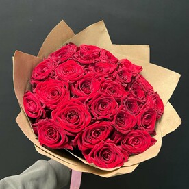 Красные Розы 25 шт