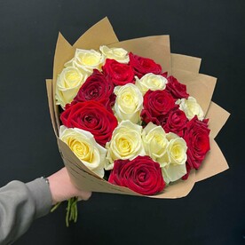 Микс роза 19 шт