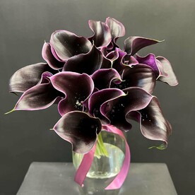 Черные Каллы 19 шт