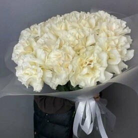 Белые французские розы