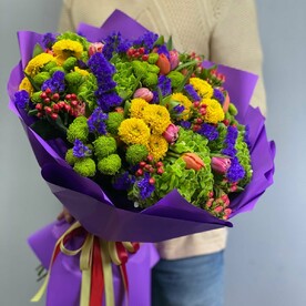 Яркий авторский букет