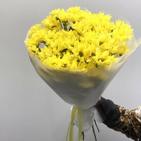 Желтые ромашки 15 шт