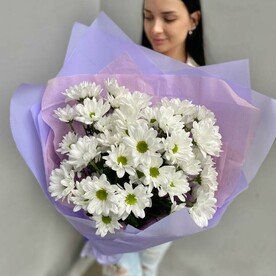 Монобукет из ромашек