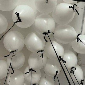 Шары под потолок Бантики 20 шт