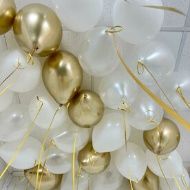 Шары под потолок Белый Бриз 30 шт