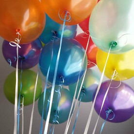 Шары под потолок Ассорти металлик 20 шт