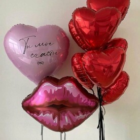 Сердца Сладкий поцелуй