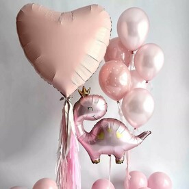 Розовый Дино