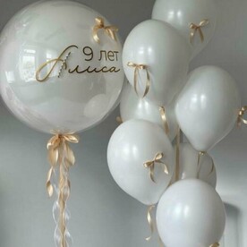 Набор шаров Белая нежность
