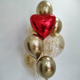 Фонтан из шаров Рубин