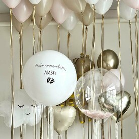 Набор шаров на выписку Розовая сказка