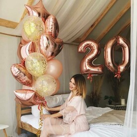 Набор шаров Розовое настроения