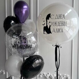 Воздушные шары для девочек Венздей