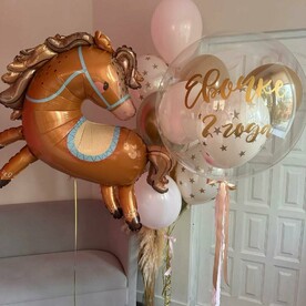 Воздушные Шары для девочки Карусель
