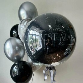 Воздушные шары для мужчин Черное сияние