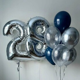 Воздушные шары для мужчин Синий иней